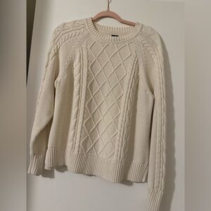 GAP Off-White Knit Sweater XL 100% cotton